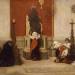 Plerins au pied de la statue de saint Pierre dans l'glise Saint-Pierre de Rome